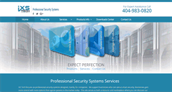 Desktop Screenshot of ixstech.com